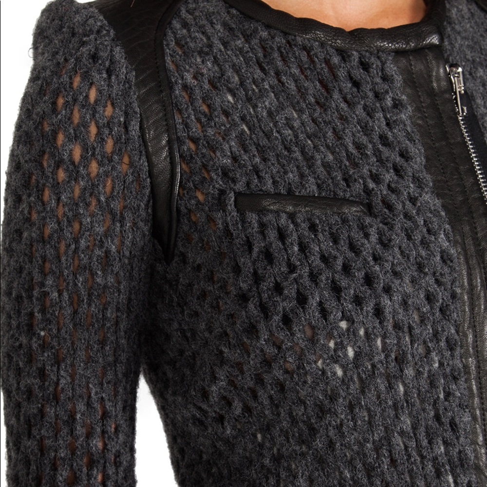 IRO Black Textured Jacket - Picture 5 of 7